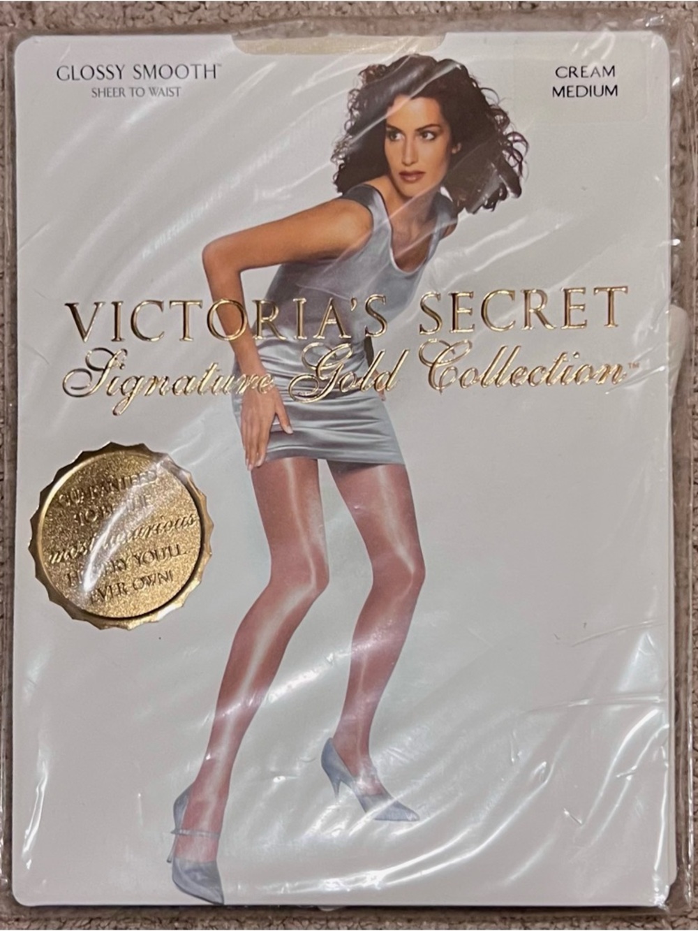 Victoria's Secret Cream Sheer Hosiery - Signature Gold Collection
